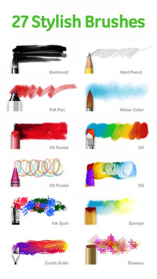 LINE Brush ios fotoğraf düzenleme