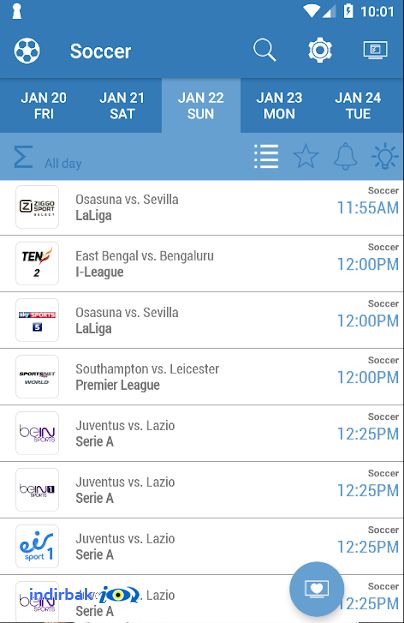 Live Sports TV Listings Guide