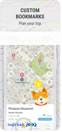 MAPS.ME  çevrimdışı harita uygulaması
