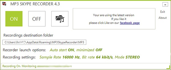 MP3 Skype Recorder