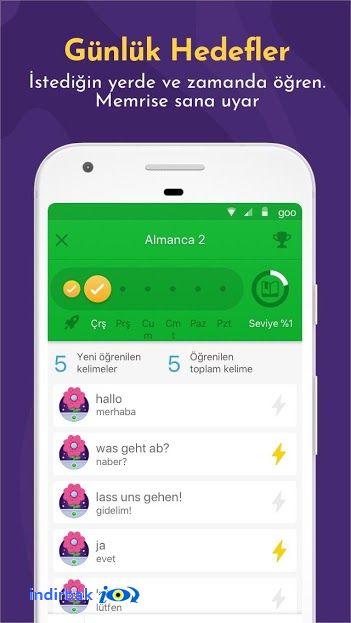 Memrise  android ücretsiz dil eğitimi