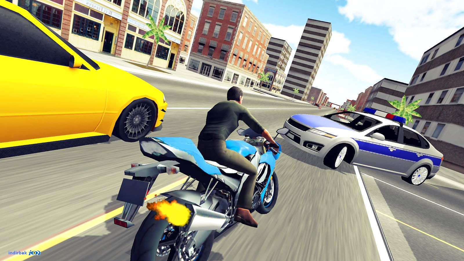 Moto Racer 3D  android için motor yarışı