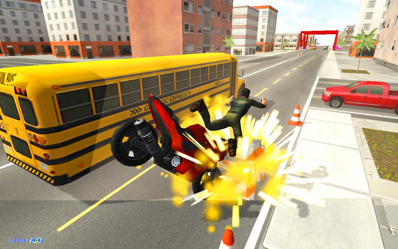 Moto Racer 3D  android için motor yarışı