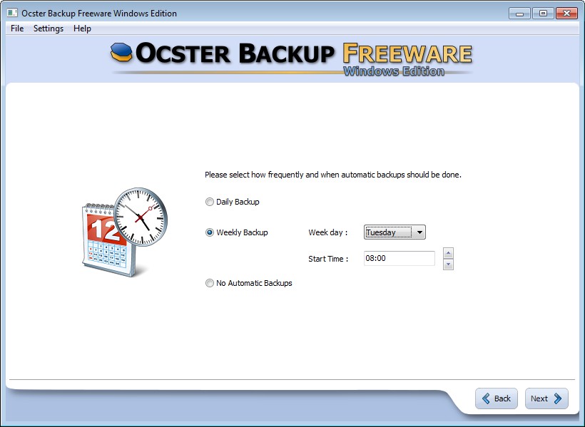 Ocster Backup Free 