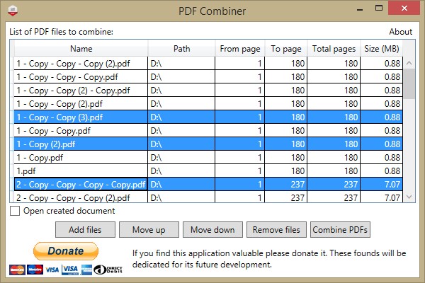 PDF Combiner