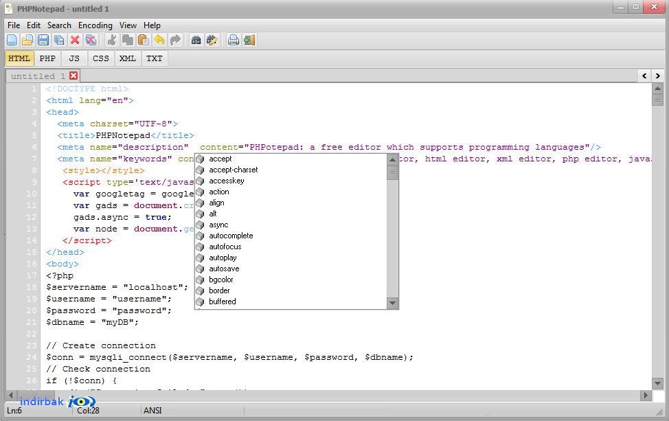 PHPNotepad