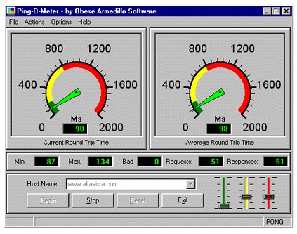 Ping O Meter