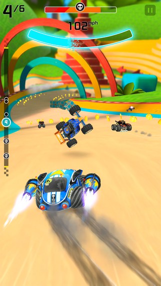 Rocket Cars ios araba yarışı