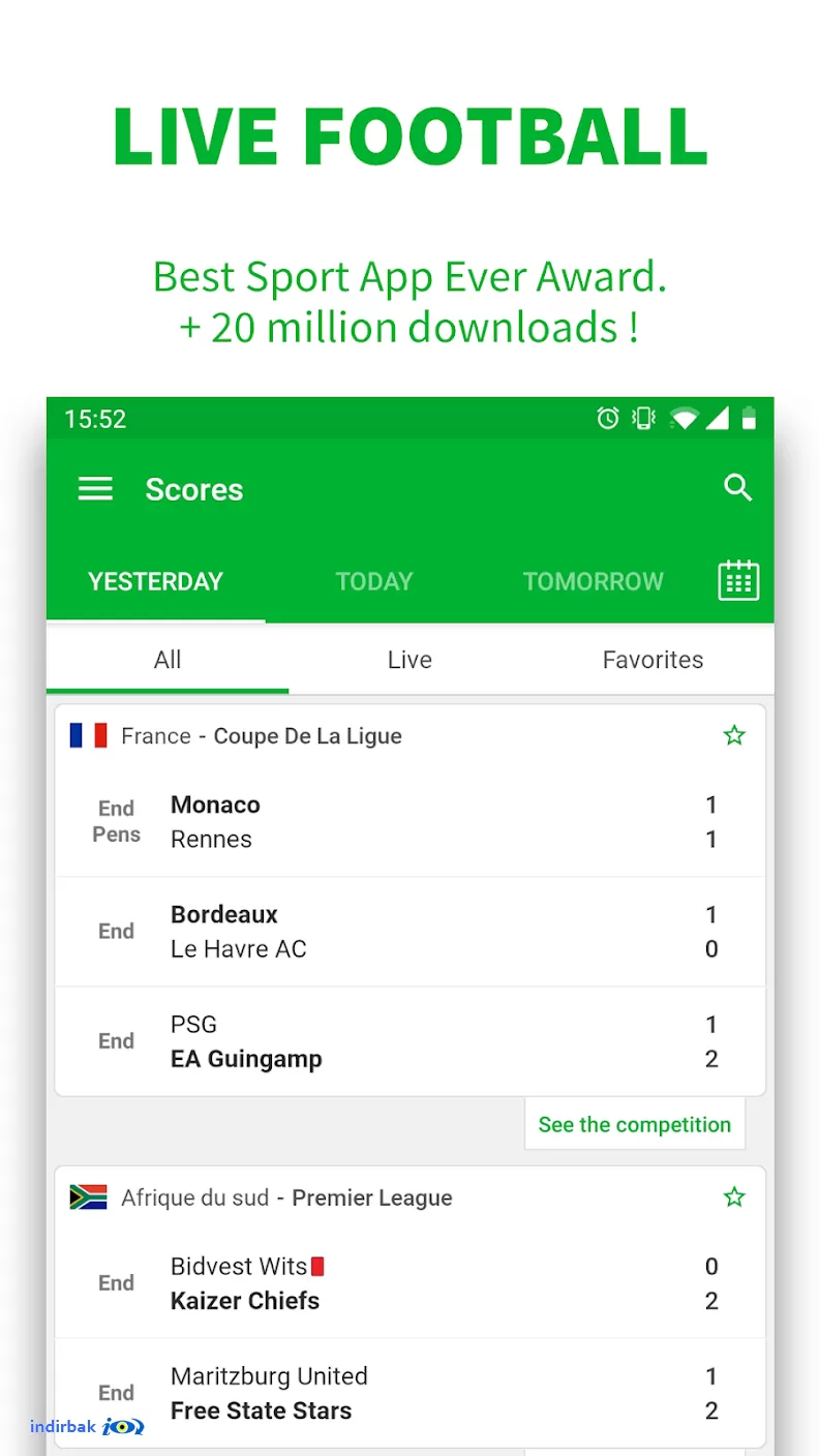SKORES - Live Football Scores-