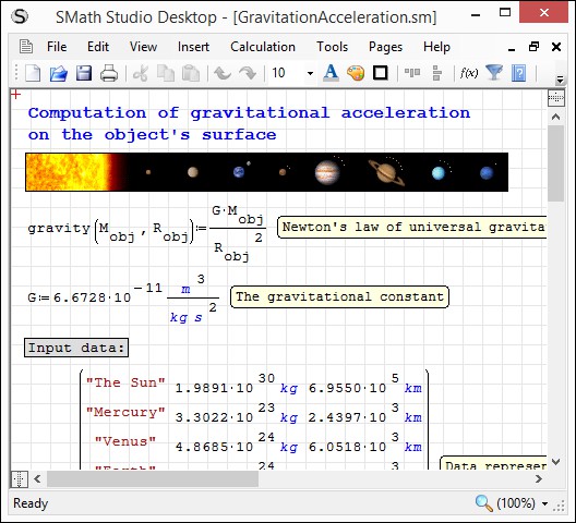 SMath Studio matematik uygulamaları