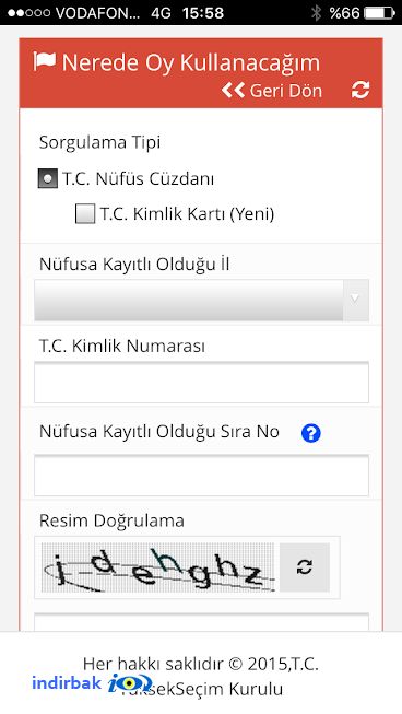 Seçmen Sorgulama