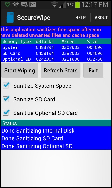 Secure Wipe