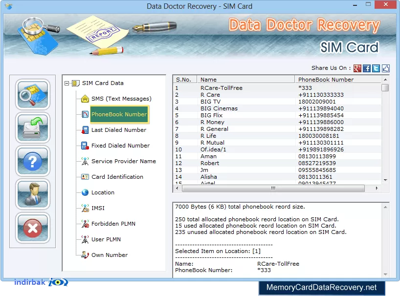 Sim Card Data Recovery  Sim Card Data Recovery ind
