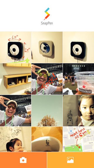SnapPen  ios resim kara kalem