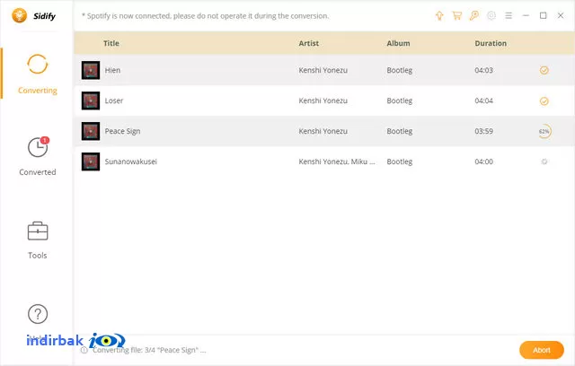 Spotify Music Converter çeviri