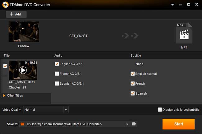 TDMore DVD Converter