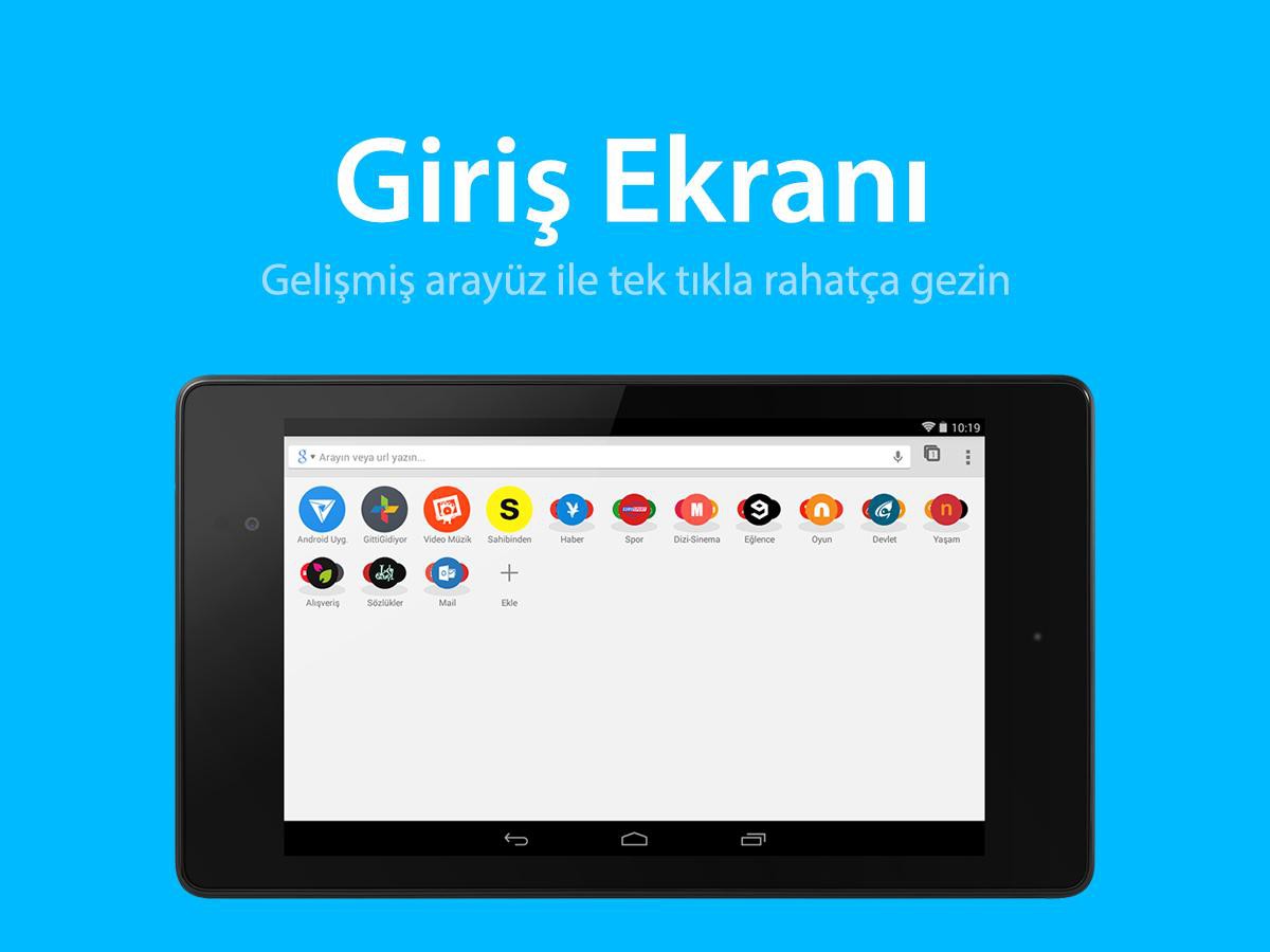 Tably android web tarayıcısı