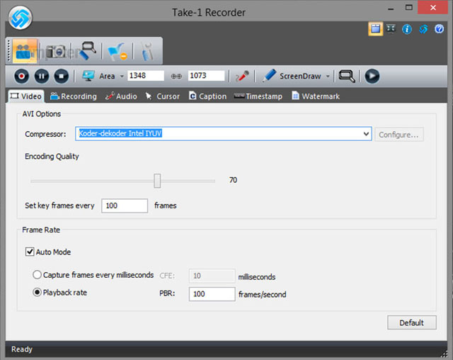 Take-1 Recorder Resimli Anlatim