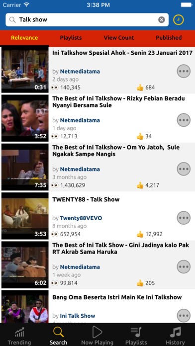 Tubify Trending Video Music Player
