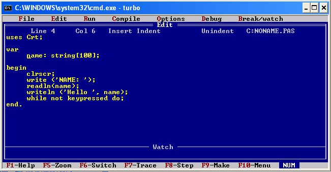 Turbo Pascal