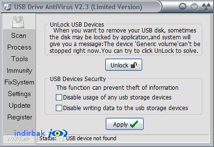 USB Drive Antivirus  USB Drive Antivirus indir