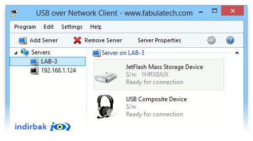 USB over Network  ağ üzerinden usb belleği görme