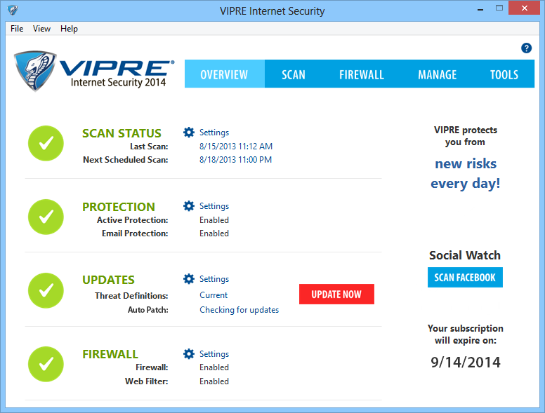 VIPRE Internet Security Resimli Anlatim