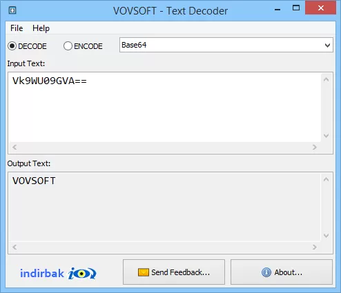 VOVSOFT Text Decoder