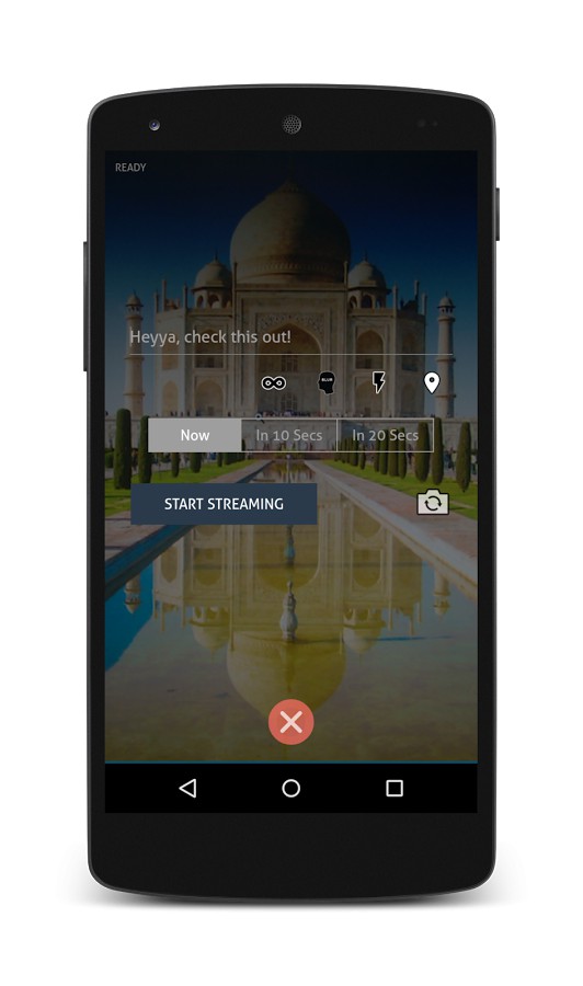 Voola  android canlı yayın yapma