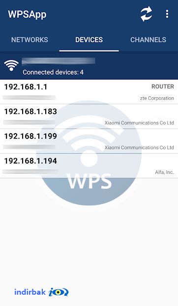 WPSApp  ağın güvenli olup olmadığını kontrol