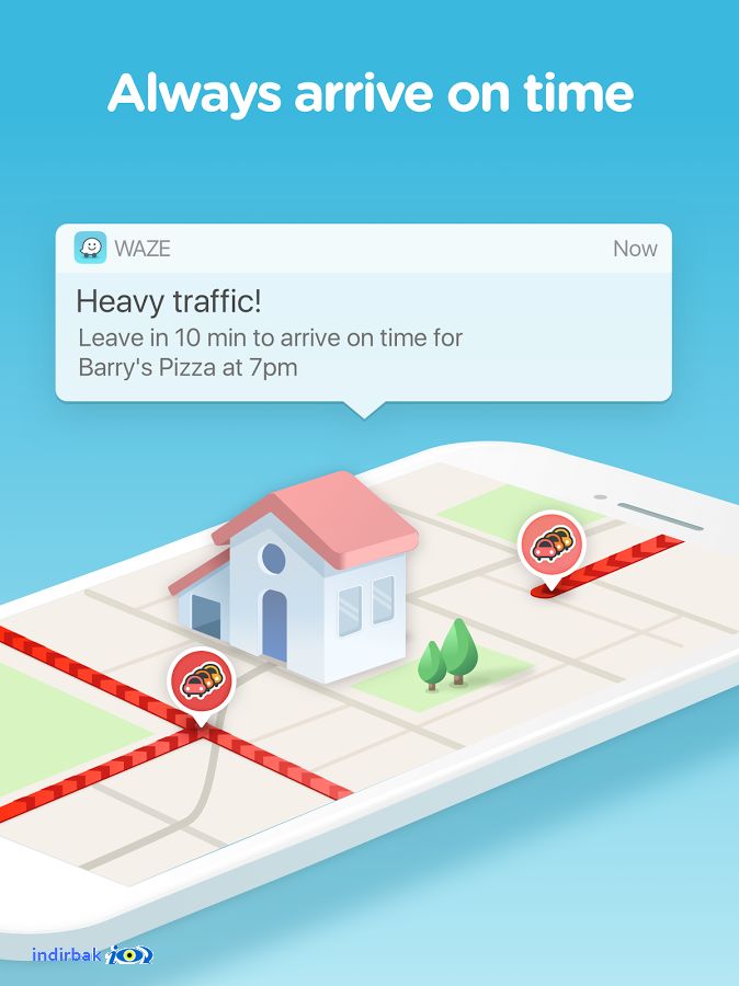 Waze  android için navigasyon