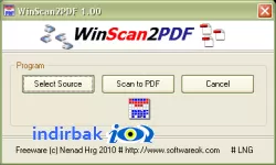 WinScan2PDF  Pdf çevirici