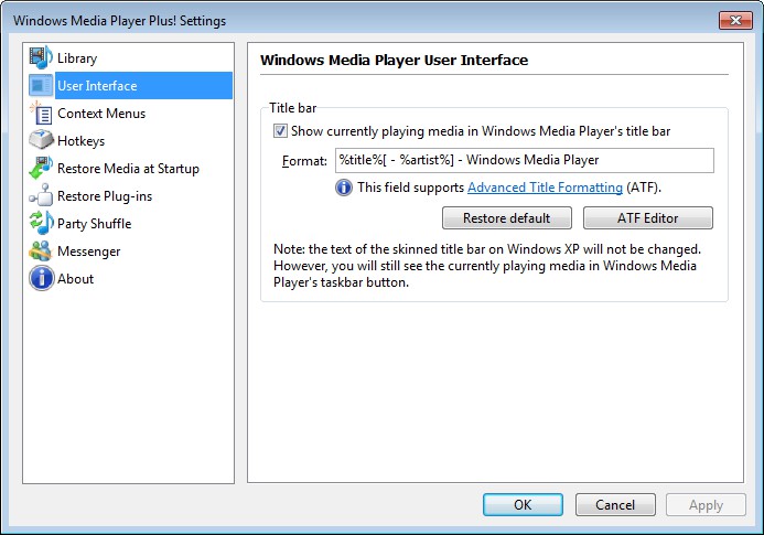 Windows Media Player Plus!