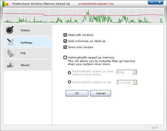 Windows Memory Speed Up