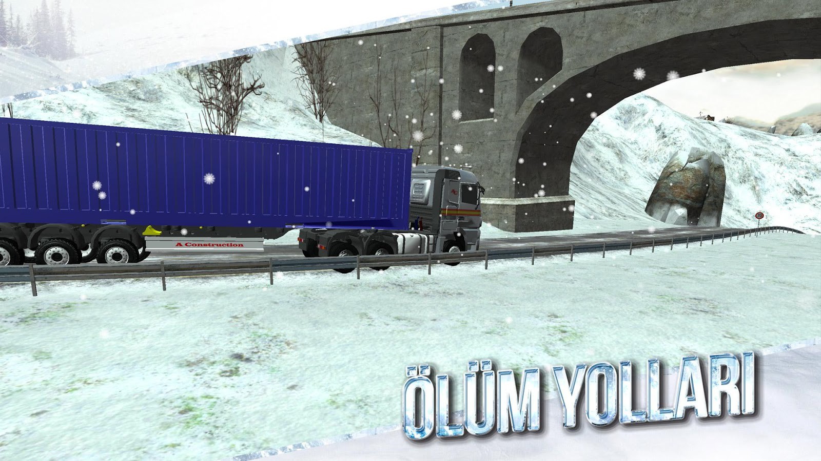 Winter Truck Simulator 3D karlı yollarda kamyon sü