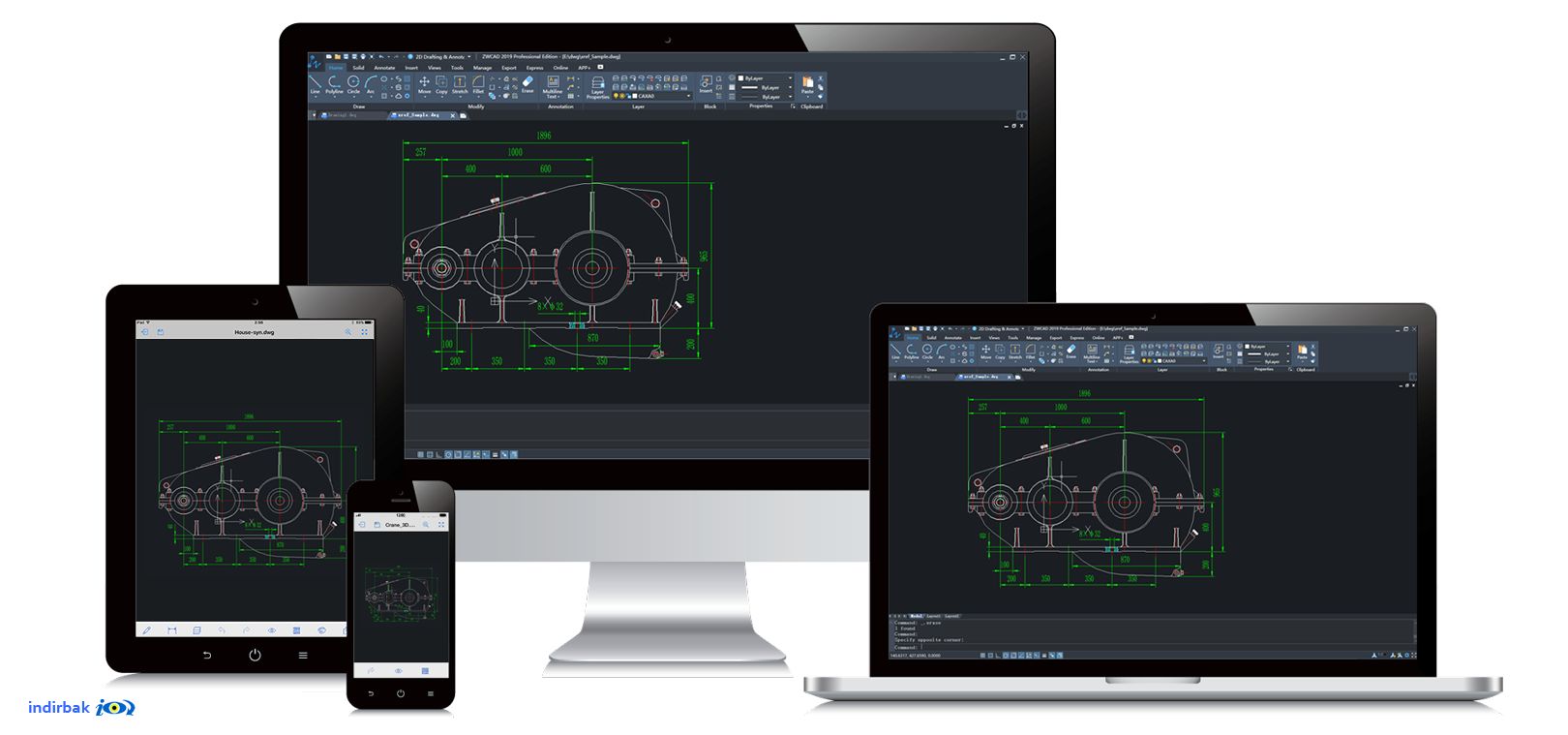 ZwCAD  CAD DWG dosya görüntüleyici