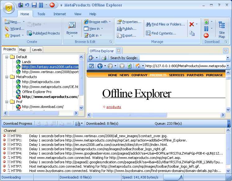  Offline Explorer Pro