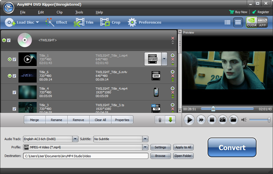 AnyMP4 DVD Ripper Resimli Anlatim