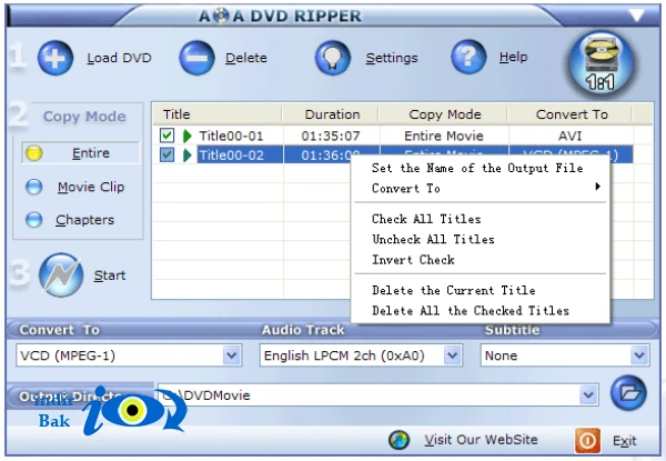 AOA DVD Ripper