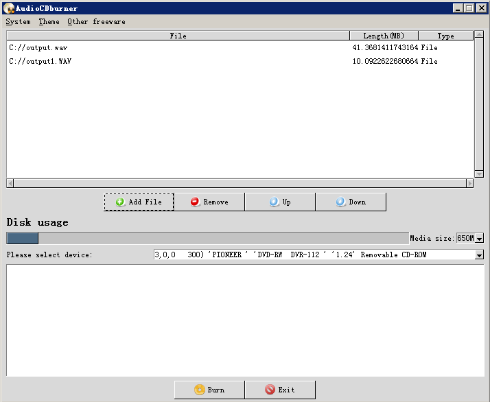 AudioCDburner Resimli Anlatim