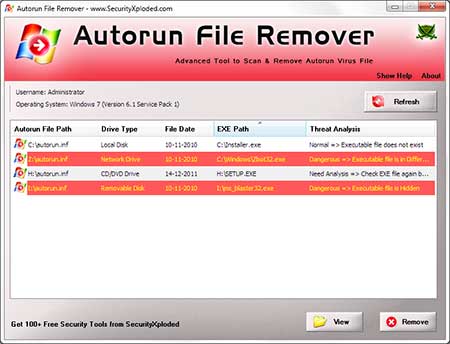 Autorun File Remover Resimli Anlatim