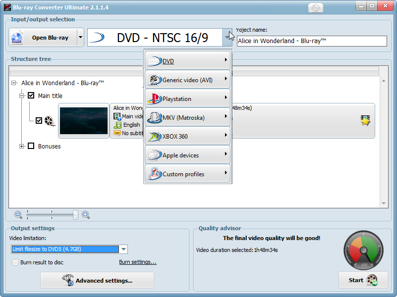 Blu-ray To DVD Resimli Anlatim