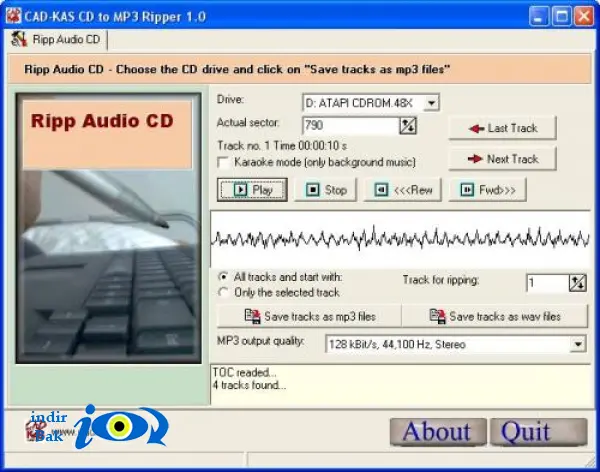 CD to MP3 Ripper