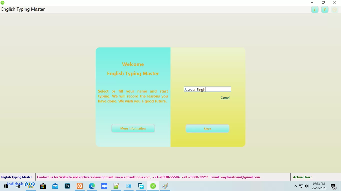 english Typing Master