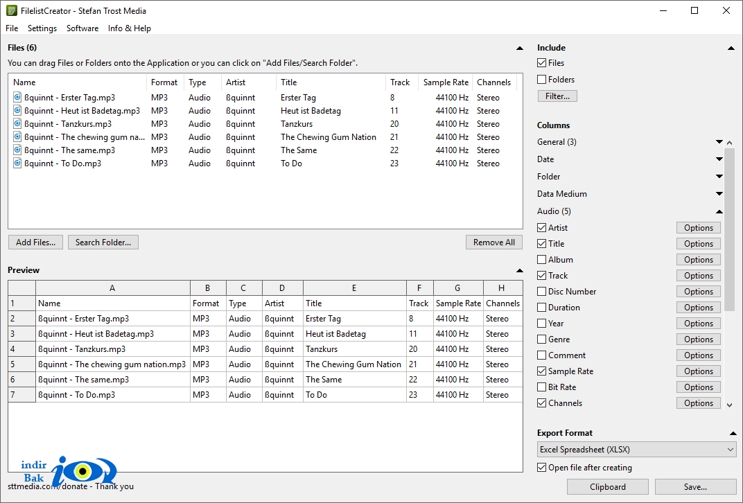 FilelistCreator
