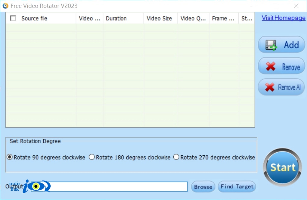Free Video Rotator