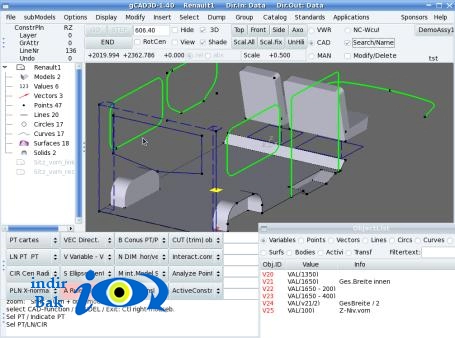 gCAD3D
