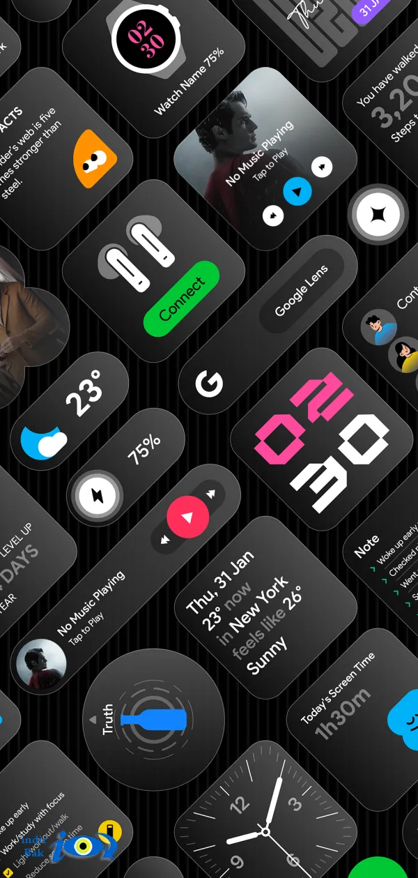 Glass Widgets