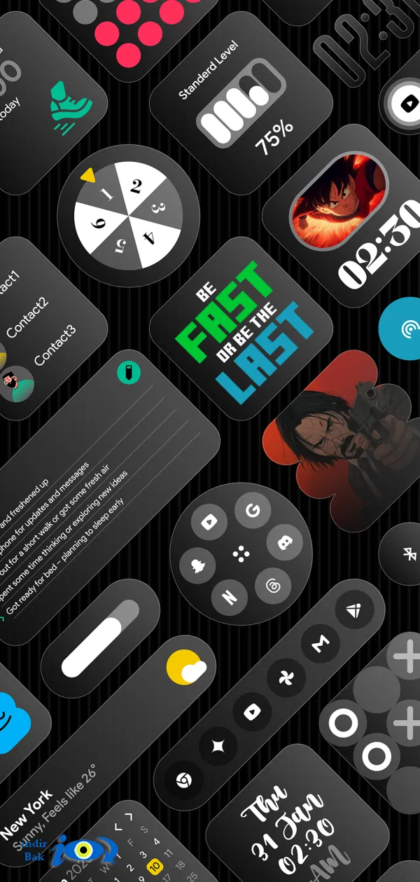 Glass Widgets