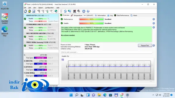 Hard Disk Sentinel Pro